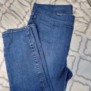 NYDJ Pull on Womens Lift Tuck Denim Blue Jeans Size 18